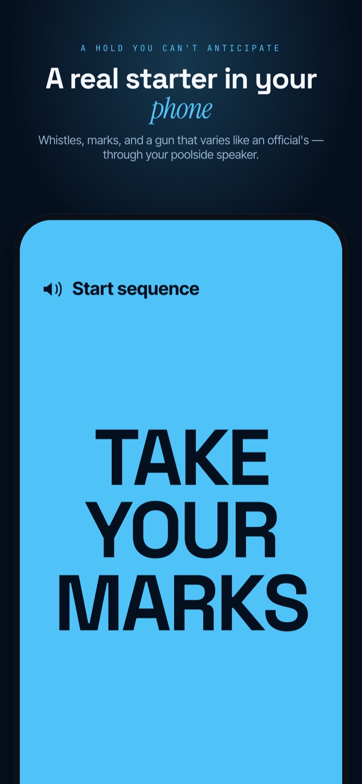 Start protocol — TAKE YOUR MARKS